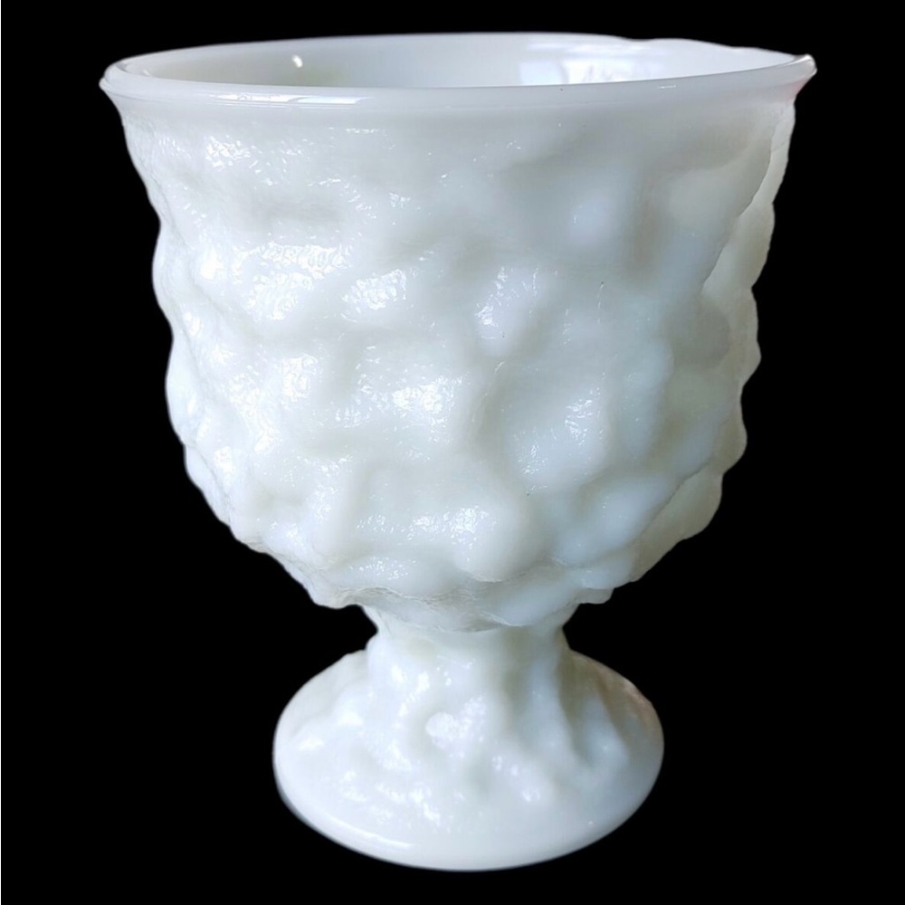 E B Brody M3000 Milk Glass Planter/Vase Made in USA